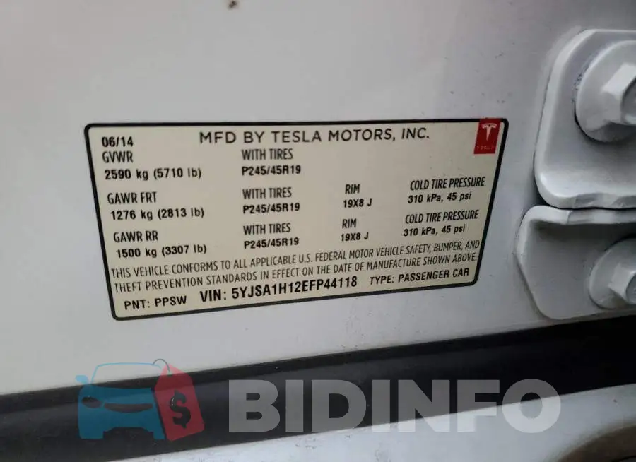 5YJSA1H12EFP44118 Photo# 12
