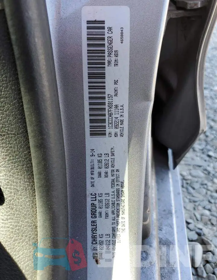 1C3CCCAB7FN591157 Photo# 10