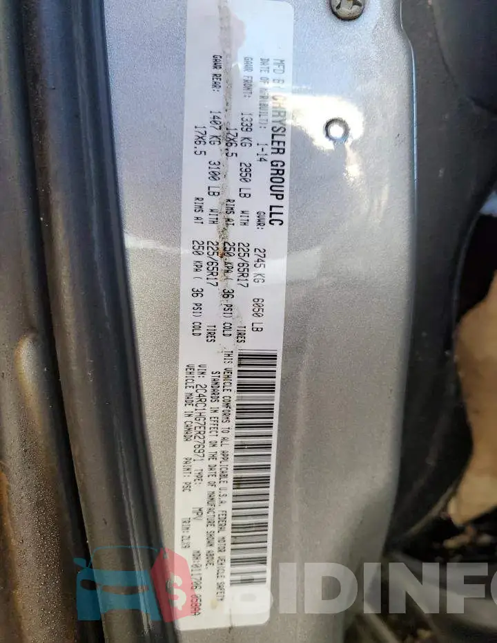 2C4RC1HG7ER276971 Photo# 13