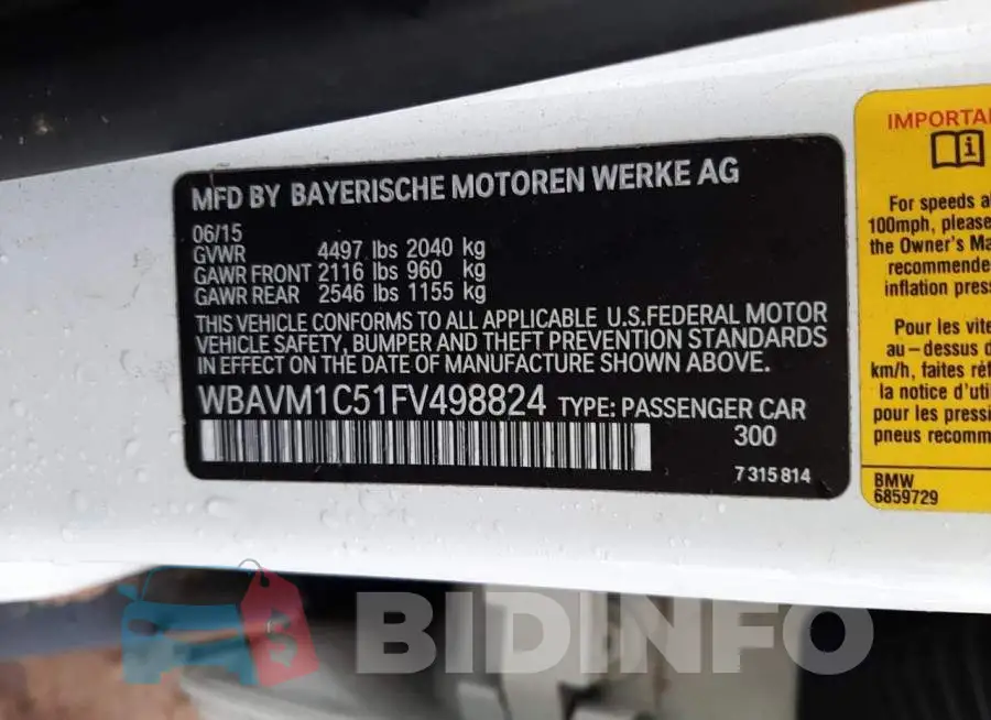 WBAVM1C51FV498824 Photo# 13