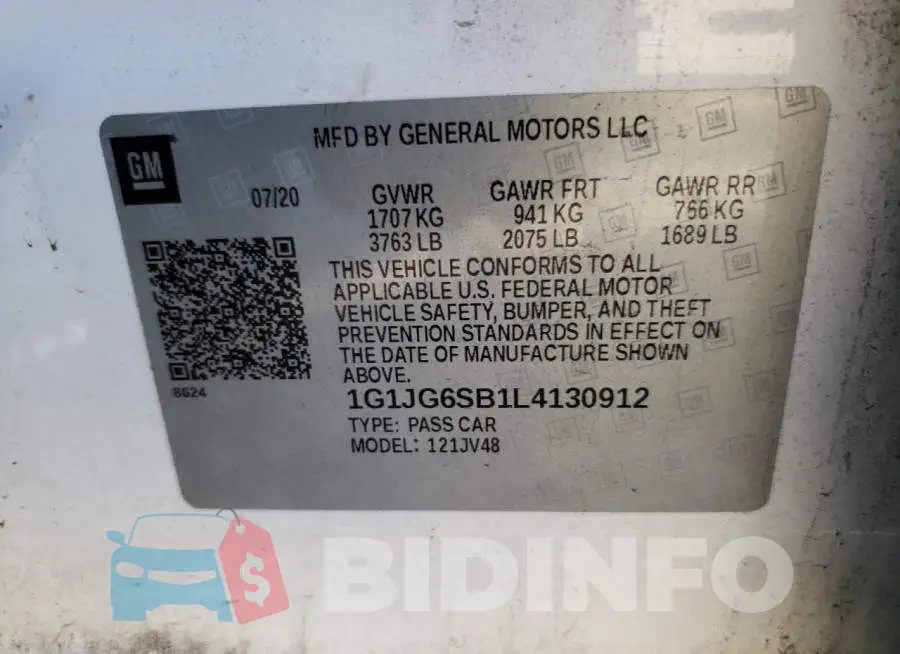 1G1JG6SB1L4130912 Photo# 12