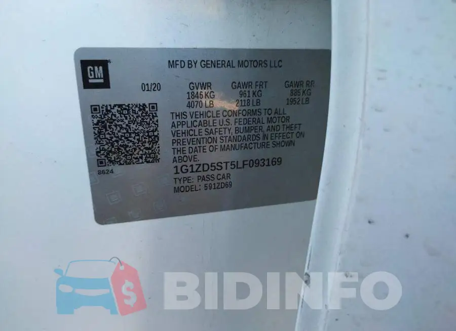 1G1ZD5ST5LF093169 Photo# 10