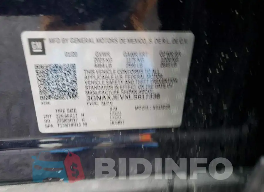 3GNAXJEVXLS617338 Photo# 13
