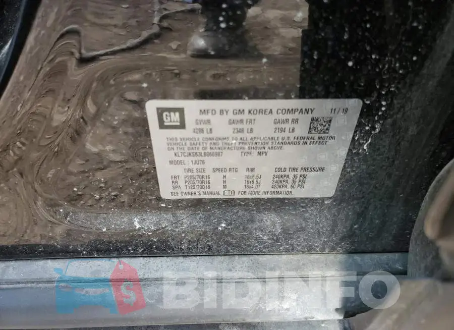 KL7CJKSB3LB066987 Photo# 13