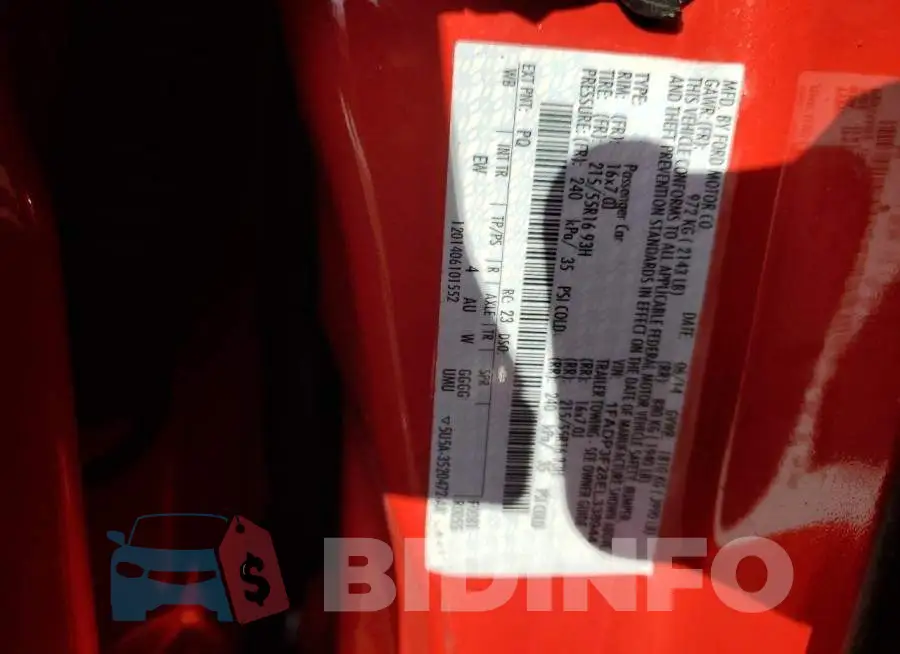 1FADP3F28EL338944 Photo# 12