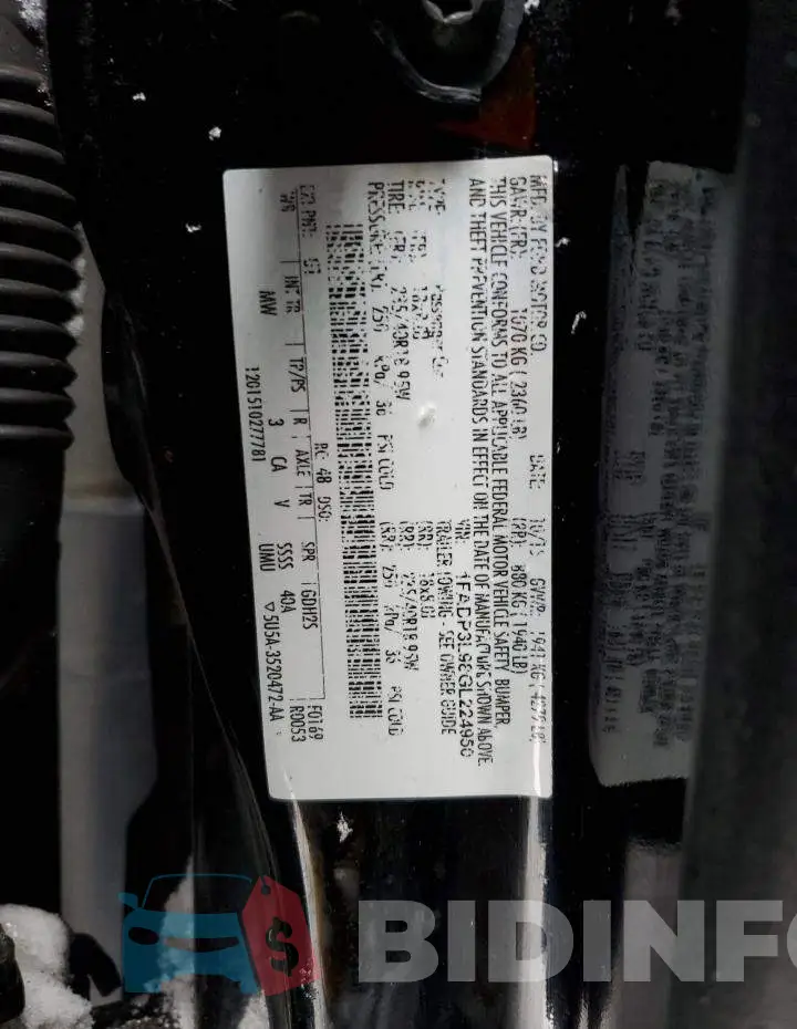 1FADP3L98GL224950 Photo# 12