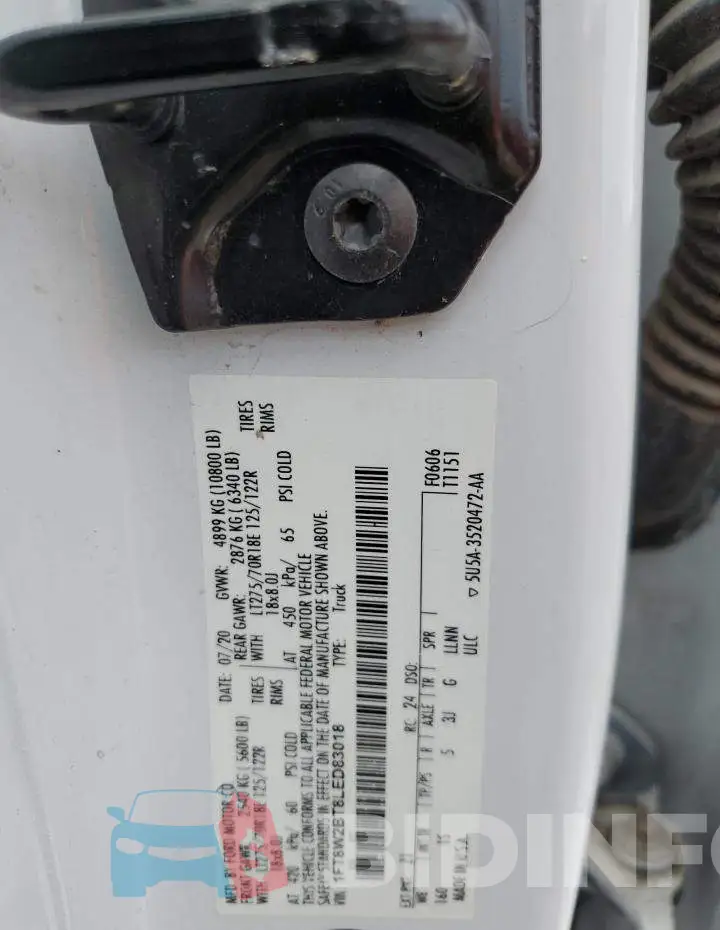 1FT8W2BT8LED83018 Photo# 10
