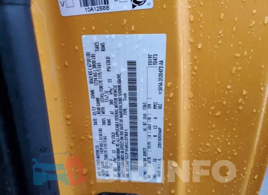 1FTMF1CF1HKC37831 Photo# 13
