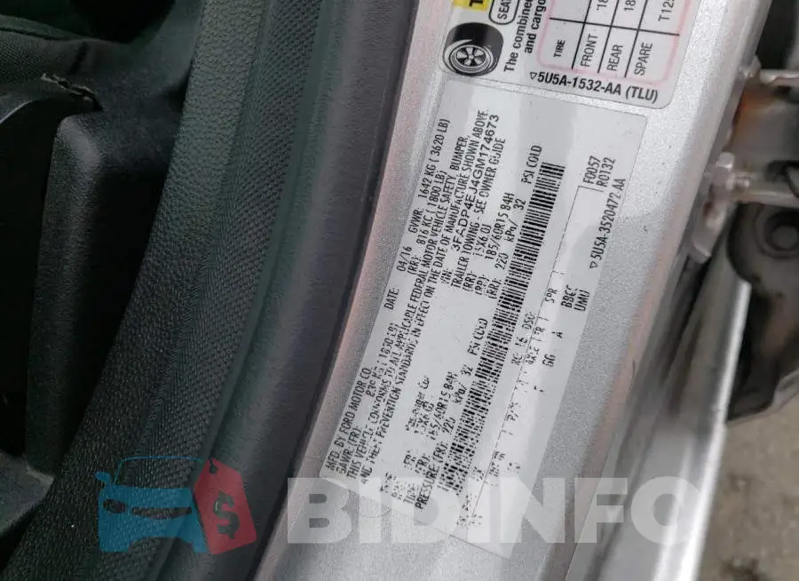 3FADP4EJ4GM174673 Photo# 12