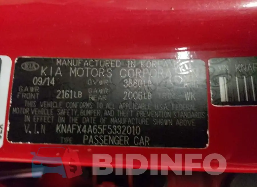 KNAFX4A65F5332010 Photo# 12