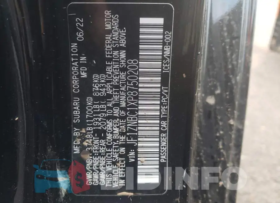 JF1ZNBC1XP8750208 Photo# 13