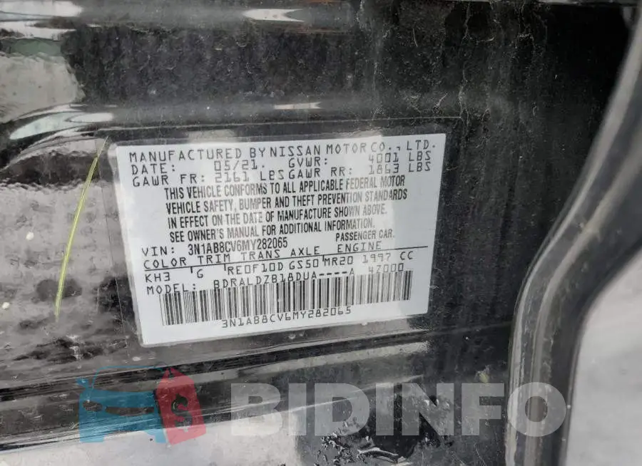 3N1AB8CV6MY282065 Photo# 12