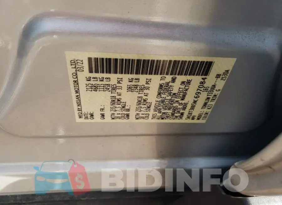 5N1BT3BB5NC697084 Photo# 13