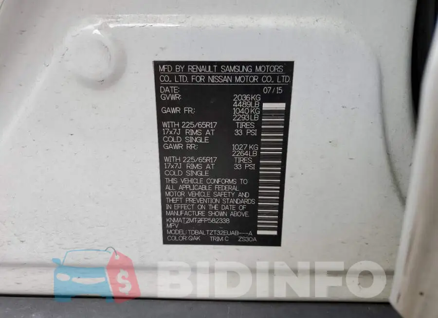KNMAT2MT2FP582338 Photo# 13