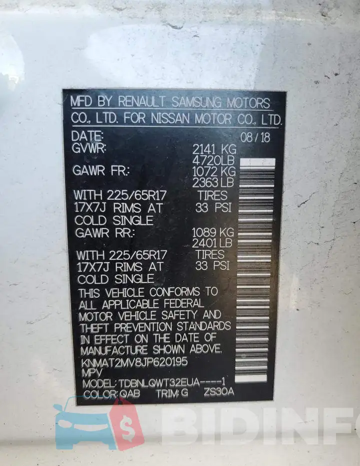 KNMAT2MV8JP620195 Photo# 13