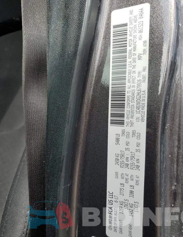 1C4BJWDG2HL679926 Photo# 10