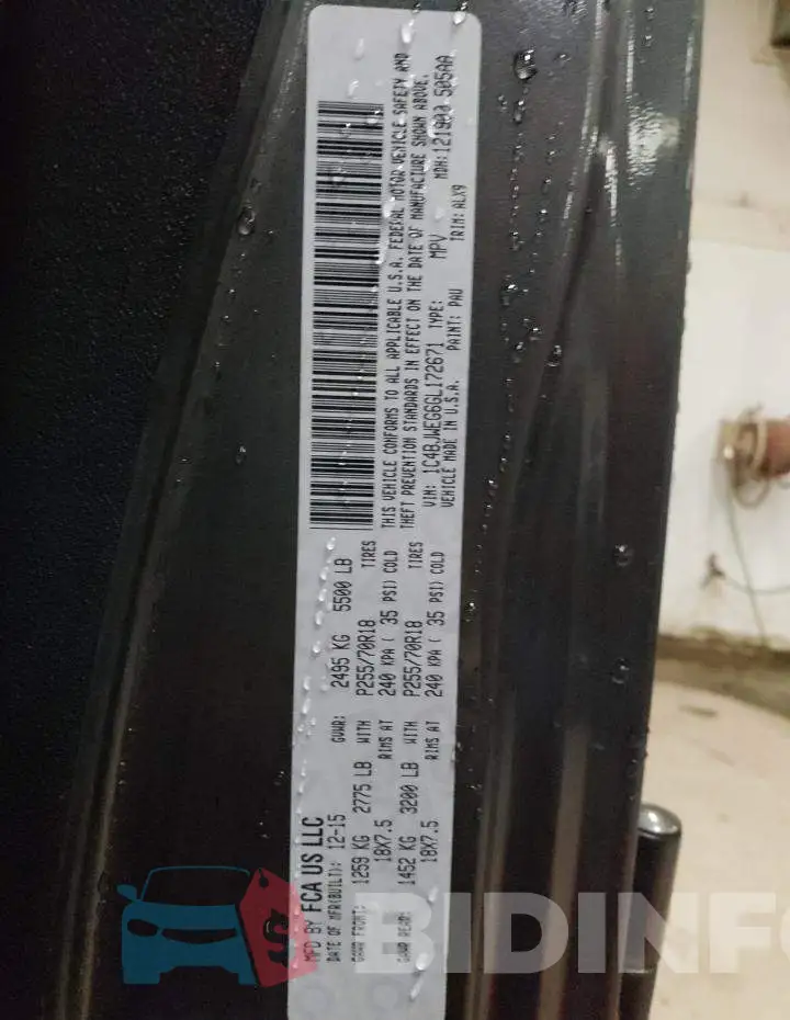 1C4BJWEG6GL172671 Photo# 12
