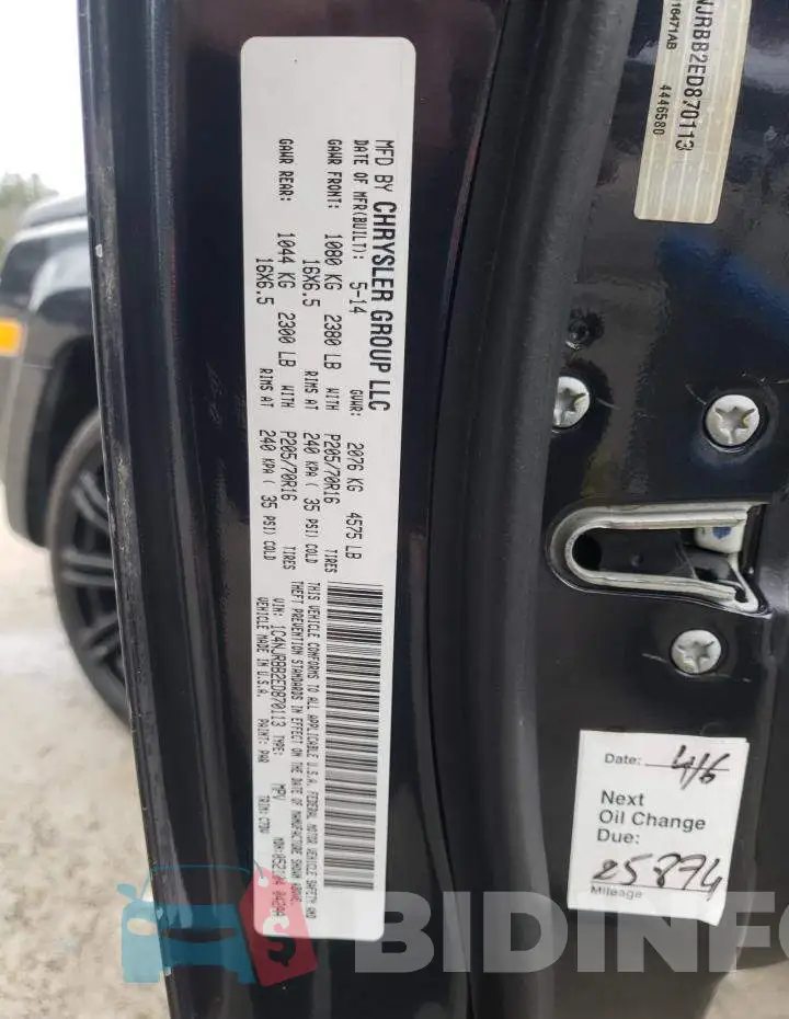 1C4NJRBB2ED870113 Photo# 12