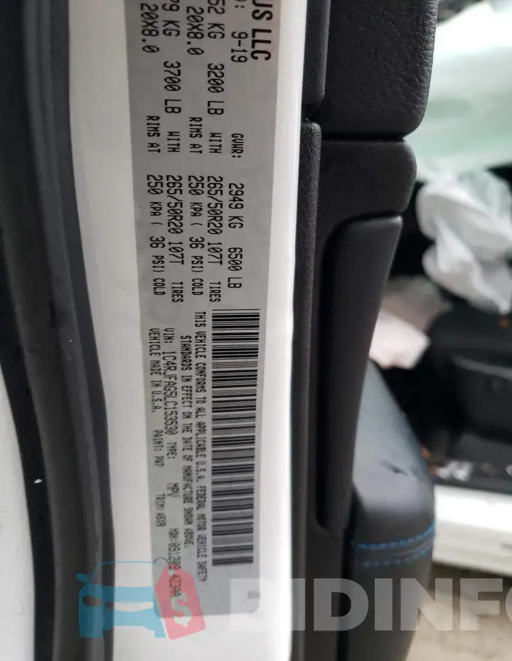 1C4RJFAG5LC153530 Photo# 13
