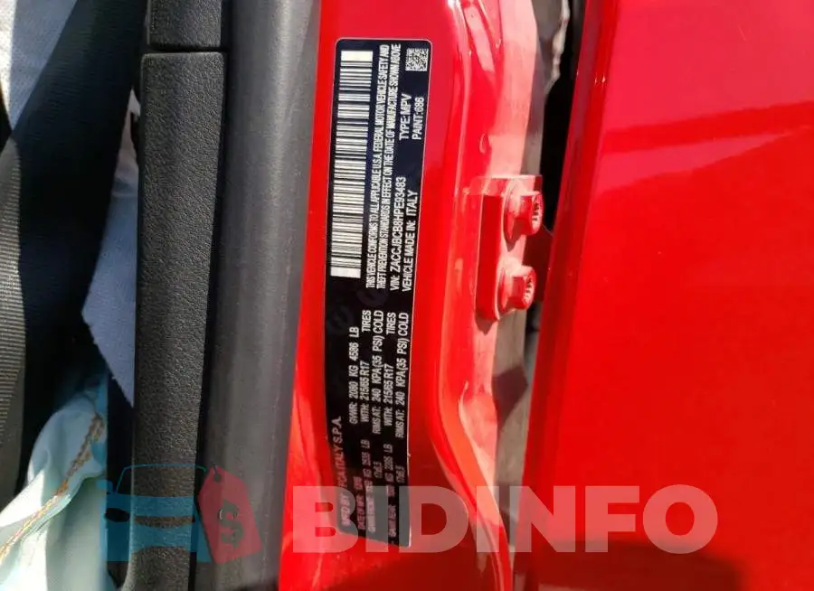 ZACCJBCB8HPE93483 Photo# 10