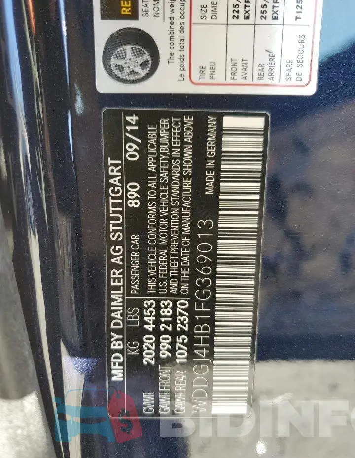 WDDGJ4HB1FG369013 Photo# 13