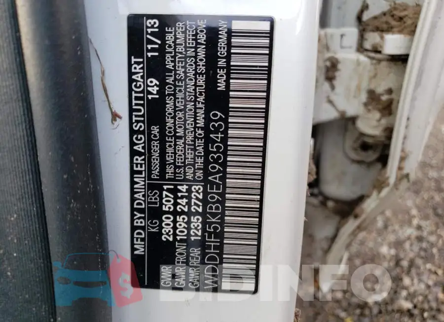 WDDHF5KB9EA935439 Photo# 13