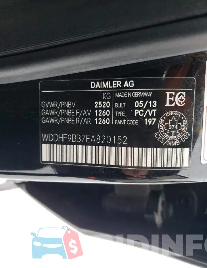 WDDHF9BB7EA820152 Photo# 12
