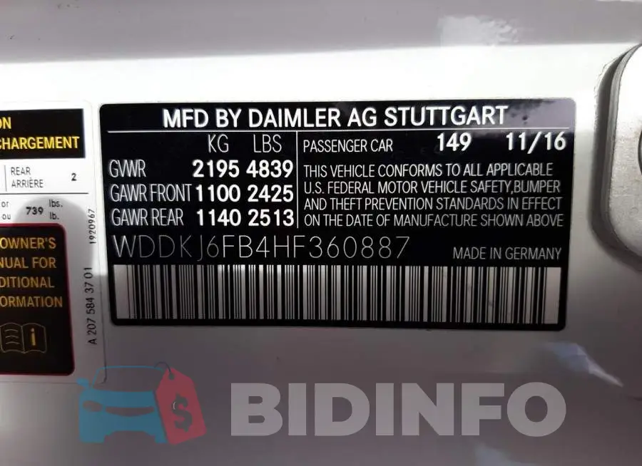 WDDKJ6FB4HF360887 Photo# 10