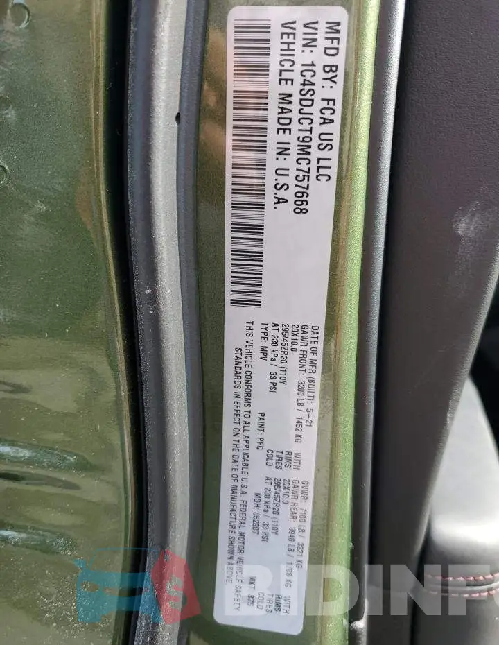 1C4SDJCT9MC757668 Photo# 13