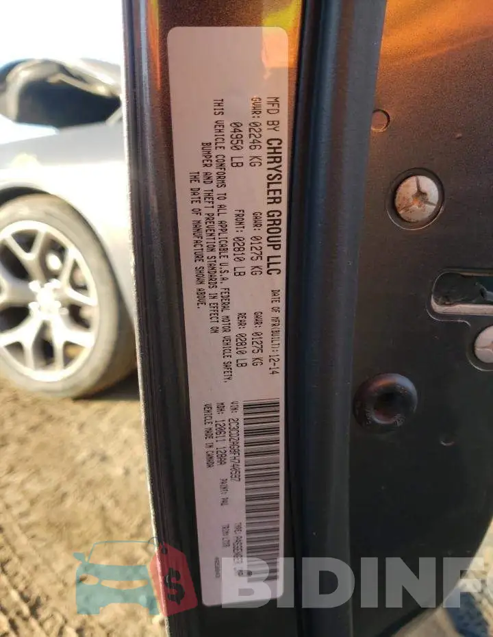 2C3CDZAG8FH740597 Photo# 10