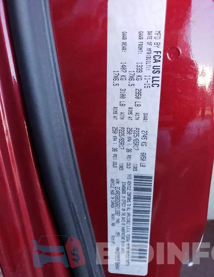 2C4RDGBG5GR211287 Photo# 13