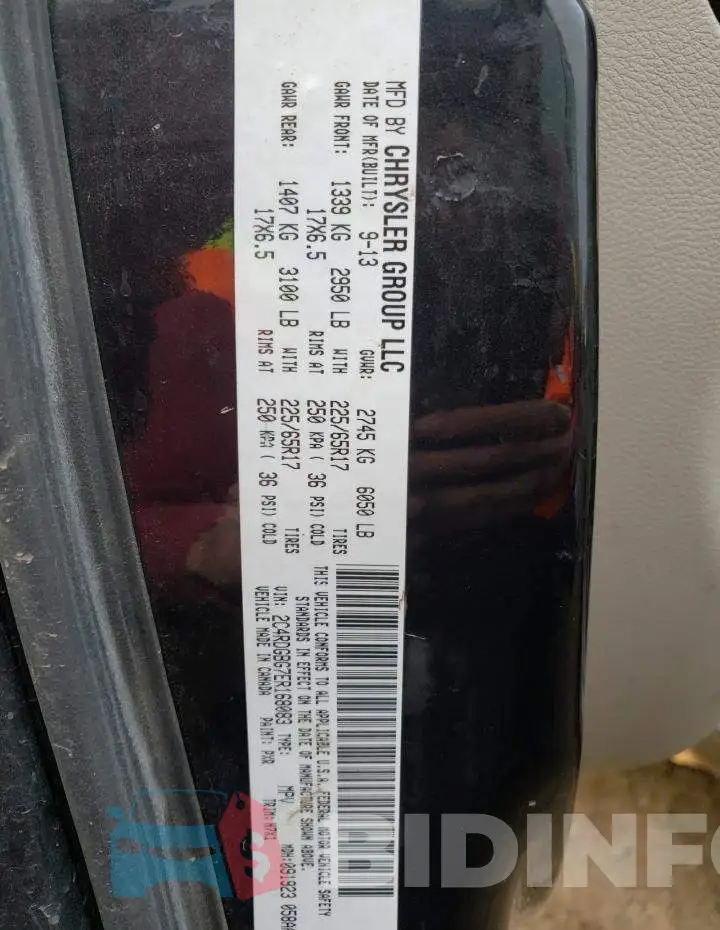 2C4RDGBG7ER168083 Photo# 10