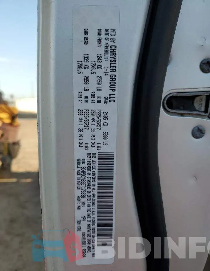 3C4PDCAB2ET173338 Photo# 14