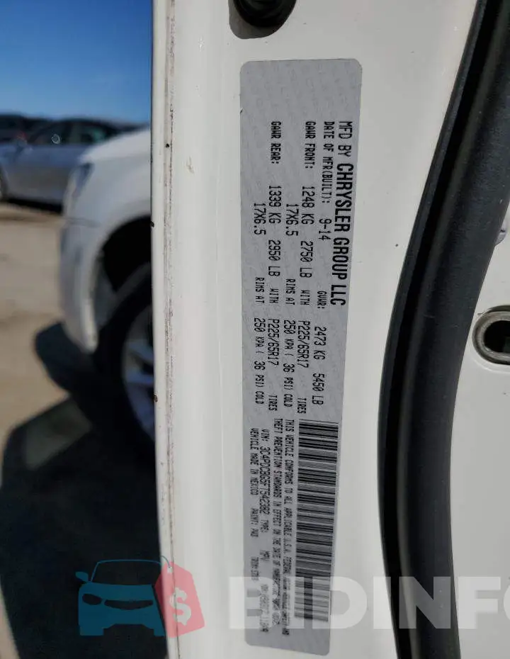 3C4PDCBG5FT542382 Photo# 13