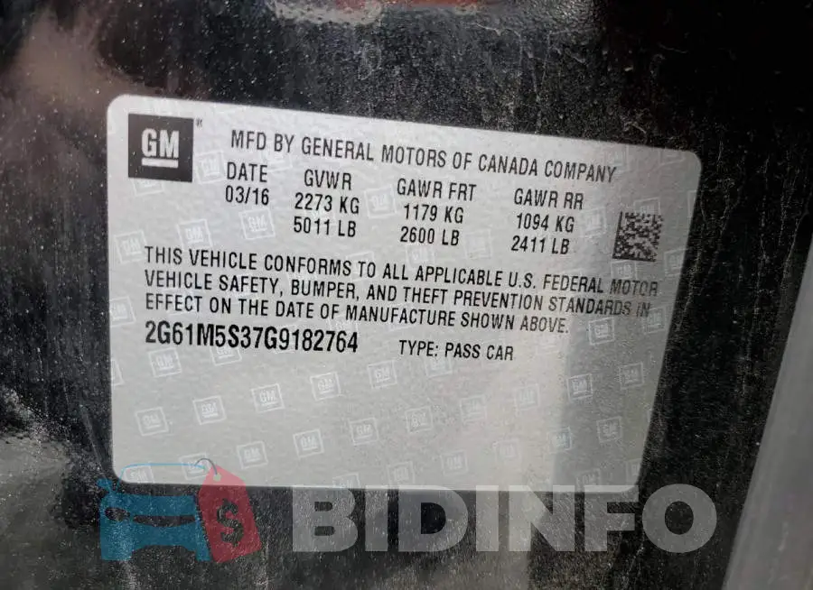 2G61M5S37G9182764 Photo# 13