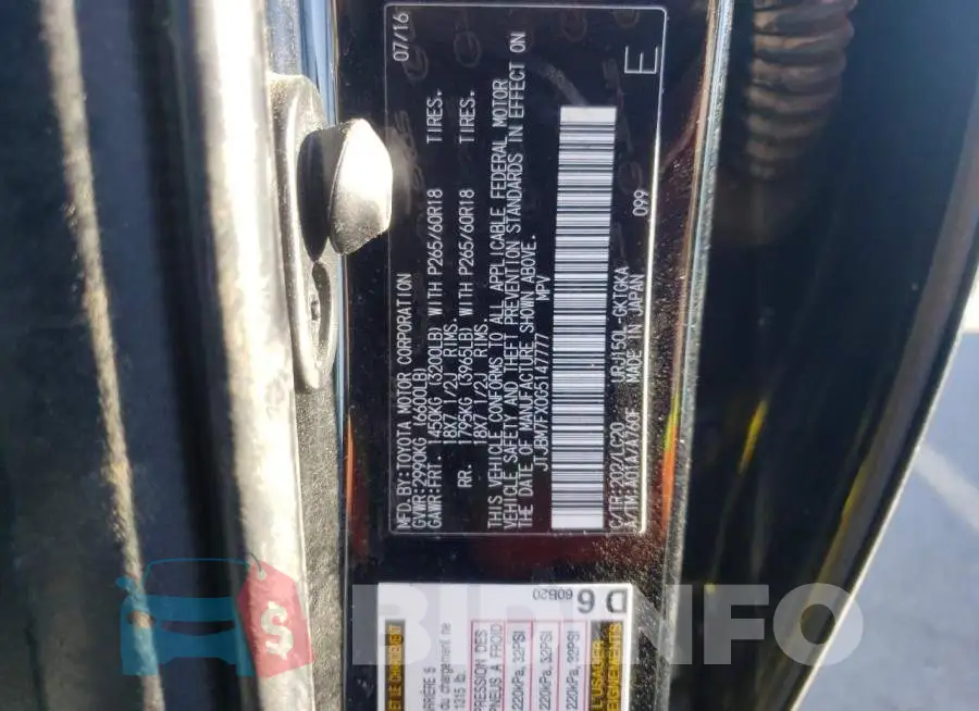 JTJBM7FX0G5147777 Photo# 13