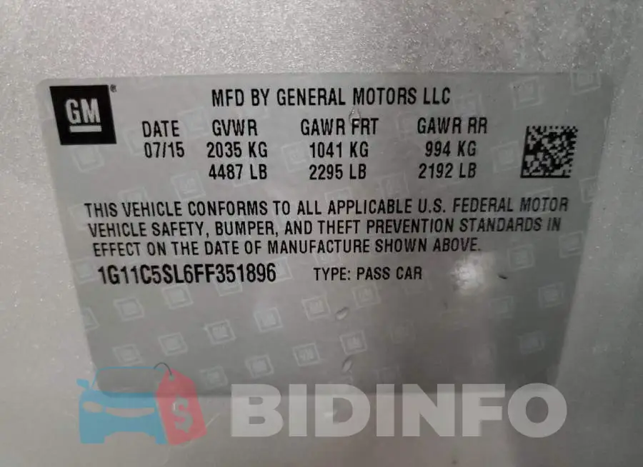 1G11C5SL6FF351896 Photo# 12