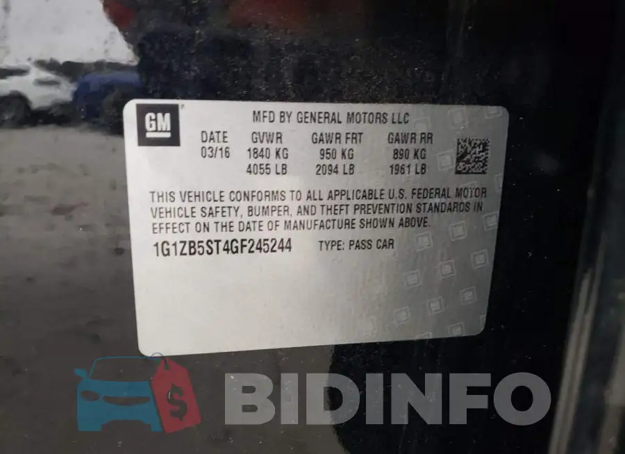 1G1ZB5ST4GF245244 Photo# 12