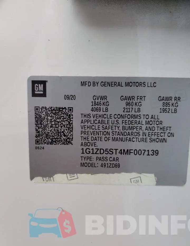 1G1ZD5ST4MF007139 Photo# 13