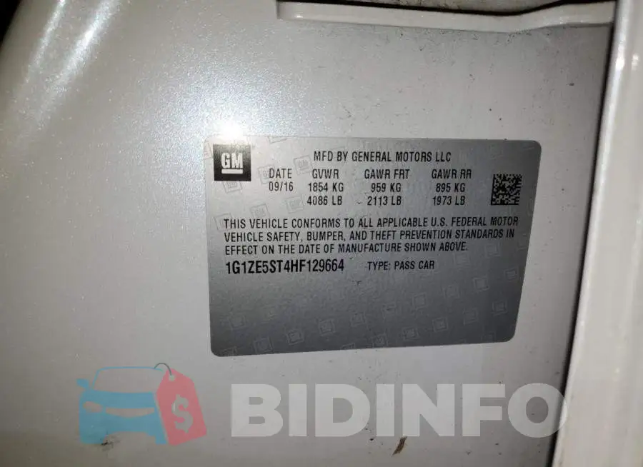 1G1ZE5ST4HF129664 Photo# 12