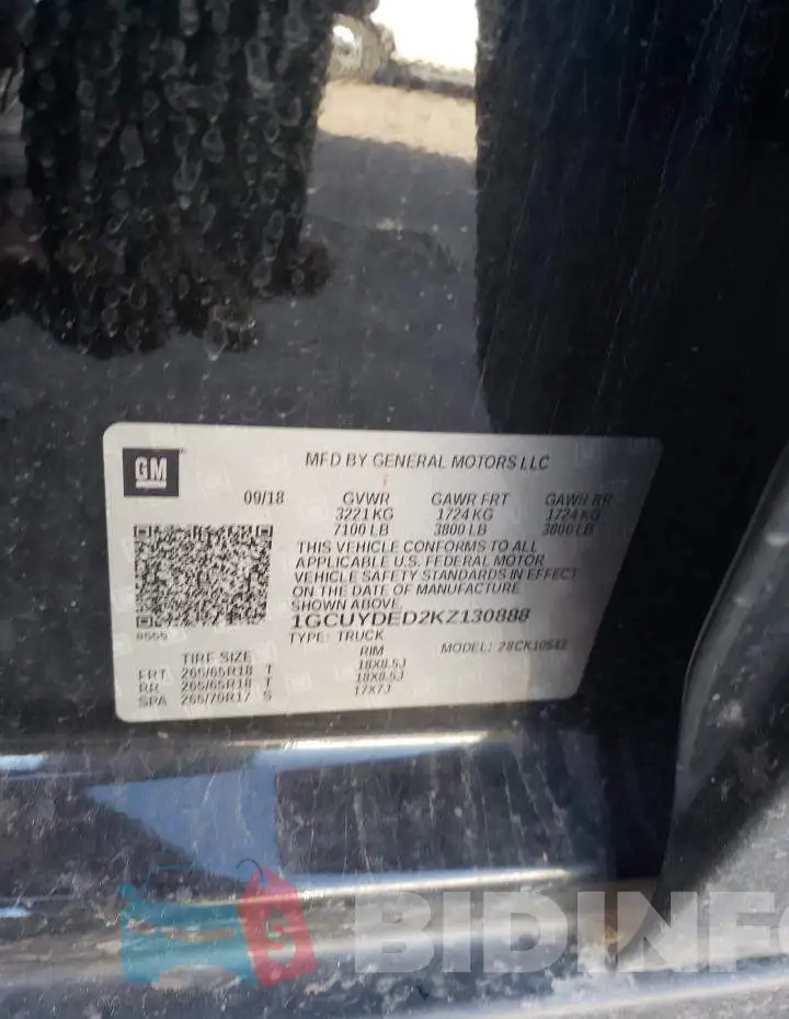 1GCUYDED2KZ130888 Photo# 12