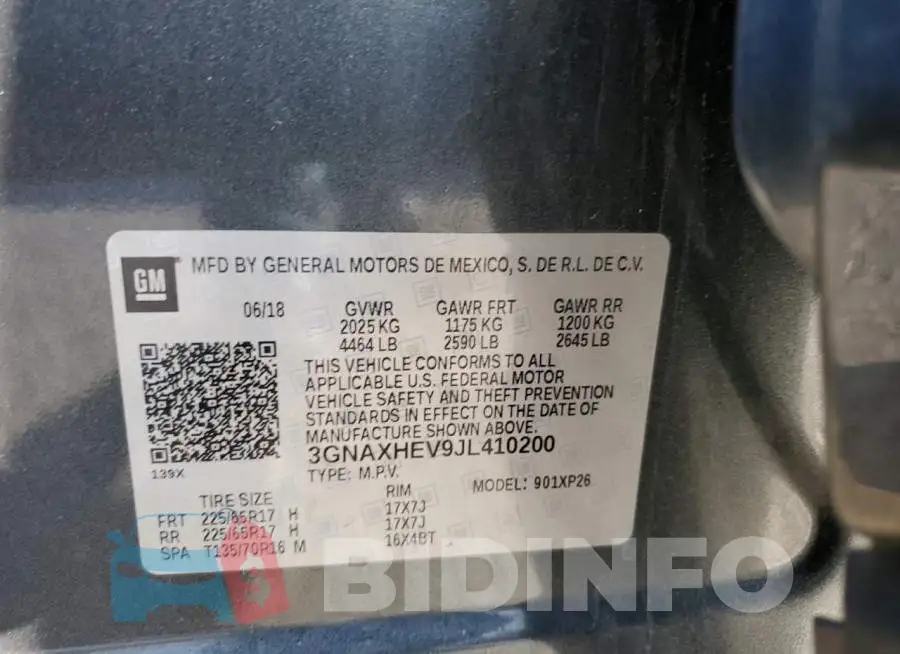 3GNAXHEV9JL410200 Photo# 10