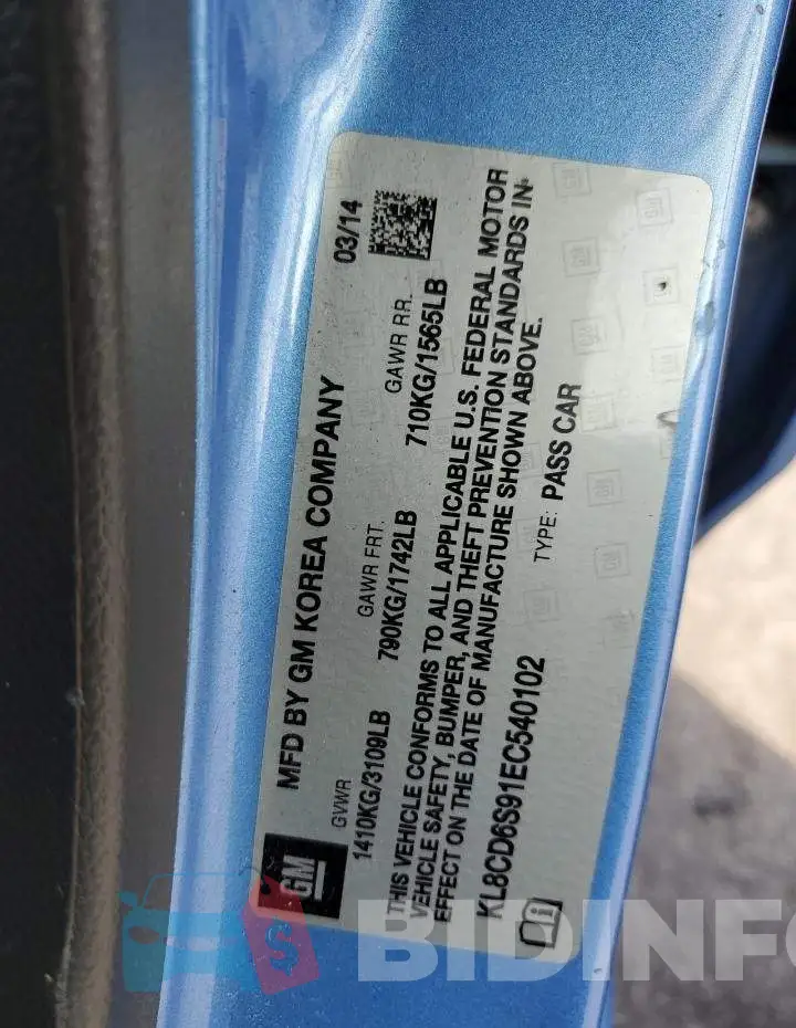 KL8CD6S91EC540102 Photo# 12