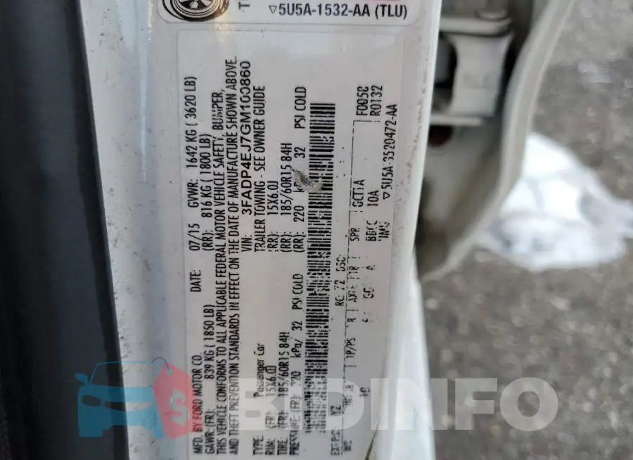 3FADP4EJ7GM100860 Photo# 12