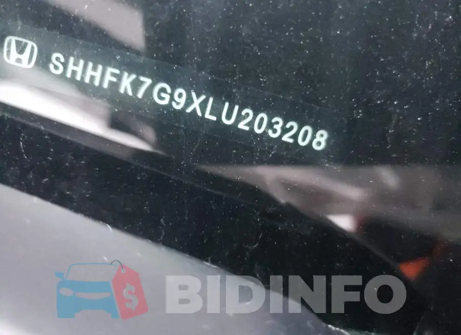 SHHFK7G9XLU203208 Photo# 12