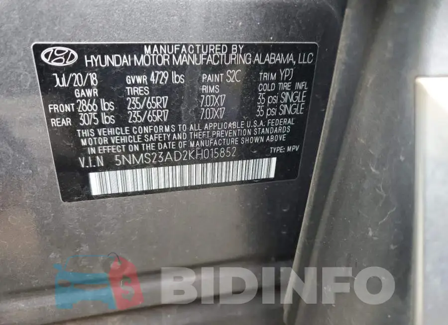 5NMS23AD2KH015852 Photo# 13