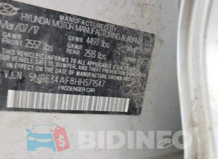 5NPE34AF8HH571547 Photo# 12