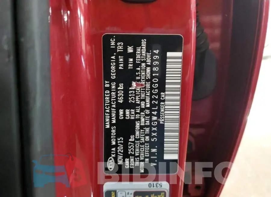 5XXGW4L22GG018994 Photo# 12