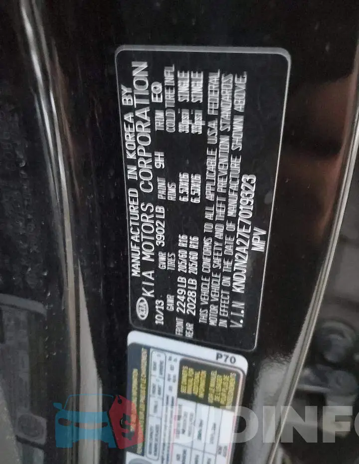 KNDJN2A27E7019323 Photo# 12