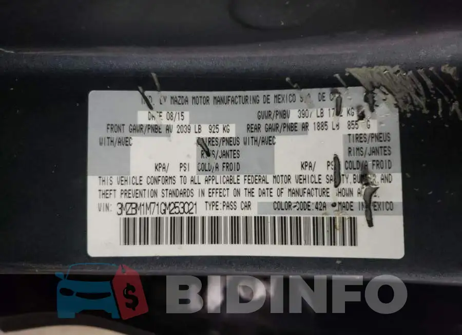 3MZBM1M71GM253021 Photo# 10